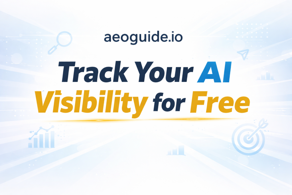 AI Visibility Tracking AEO Guide 2026