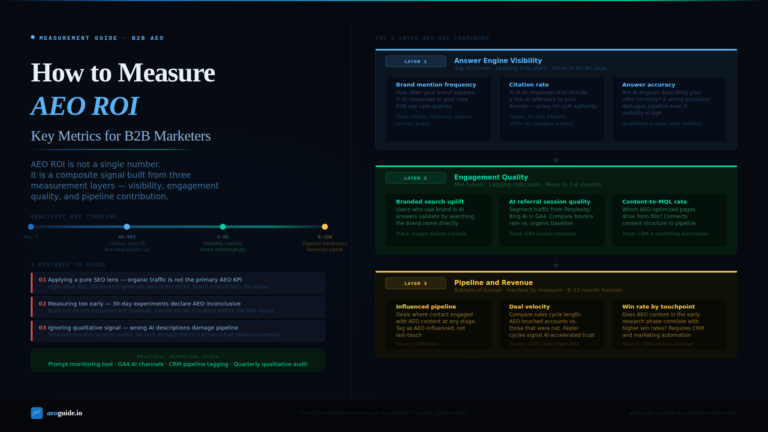 How to mesure AEO ROI